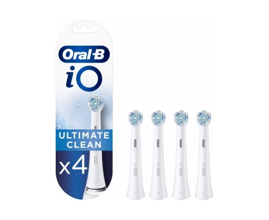 Oral-B Replaceable Toothbrush Heads iO Ultimate Clean For adults, Number of brush heads included 4, White