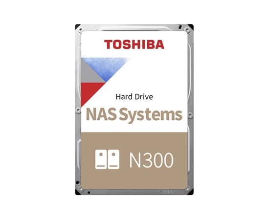 Toshiba HDD NAS N300 3.5" 6TB / 7.2k / SATA / 256MB / Reliability: 24x7, 180TB per year, 1M hours / 3Y Warranty (RETAIL HDWG460EZSTAU) Toshiba Жесткие диски (HDD)