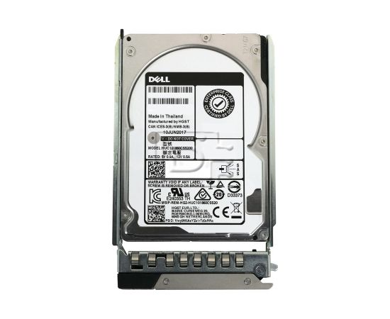 Dell Server HDD 2.5" 1.2TB Hot-swap, SAS, 12 Gbit/s, 512n, (PowerEdge 14G: R240,R340,R440,R640,R740,R740XD)