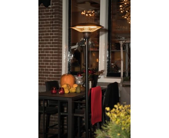 SUNRED Heater BAR-1500S, Barcelona Bright Standing  Infrared, 1500 W, Black