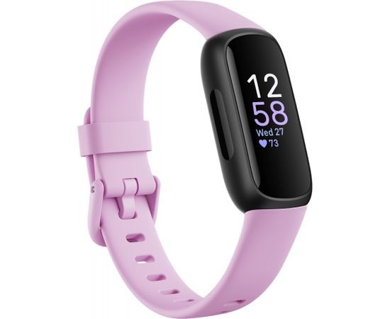 Fitbit Inspire 3, black/lilac bliss