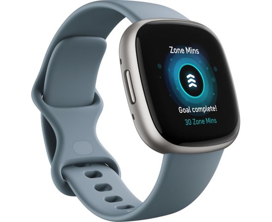 Fitbit Versa 4, waterfall blue/platinum