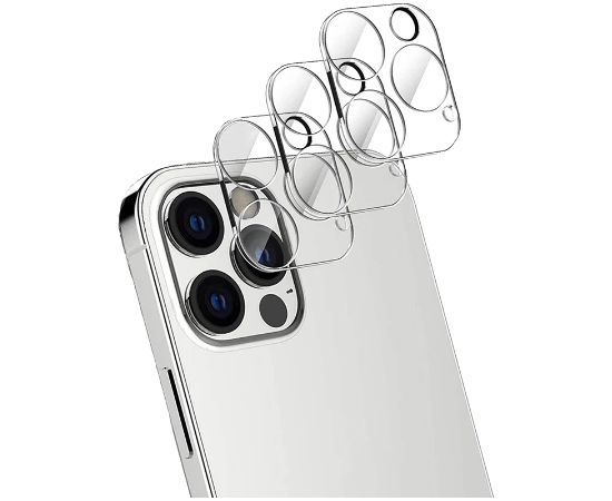 Fusion 3D camera aizsargstikls aizmugures kamerai Apple iPhone 14 Max / Plus