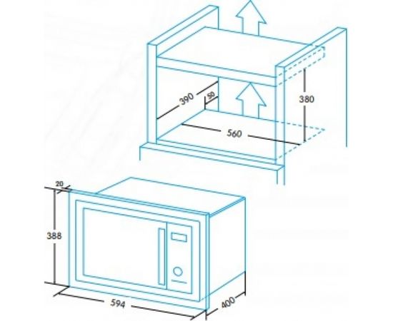 Edesa EMW-2530-IG BK