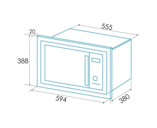 Edesa EMW-2530-IG WH