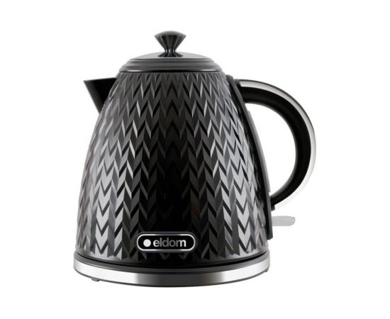 ELDOM NELA kettle, 1.7 l capacity, 2000 W power, black