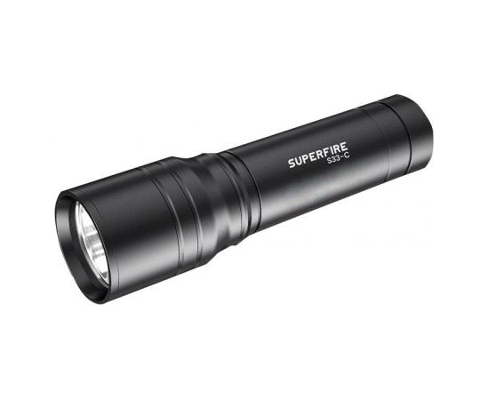 Flashlight Superfire S33-C, 210lm, USB