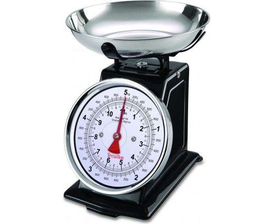 Mechanical kitchen scale TRADITION 500 DUAL BLACK KG Terraillon 14477