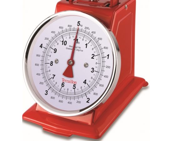 Mechanical kitchen scale TRADITION 500 DUAL RED EX KG Terraillon 14476