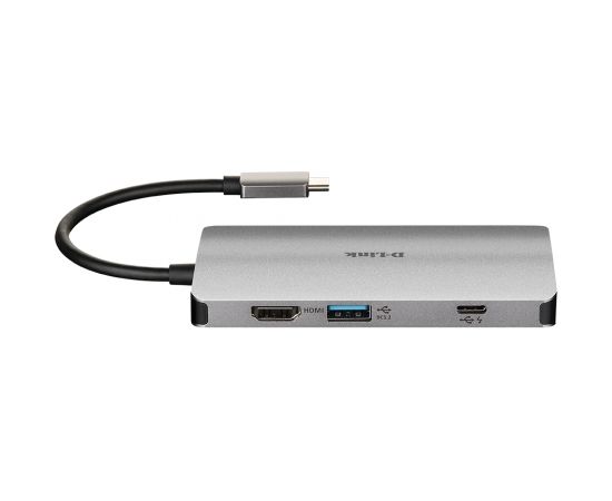 D-Link 8-in-1 USB-C Hub with HDMI/Ethernet/Card Reader/Power Delivery DUB-M810	 0.15 m