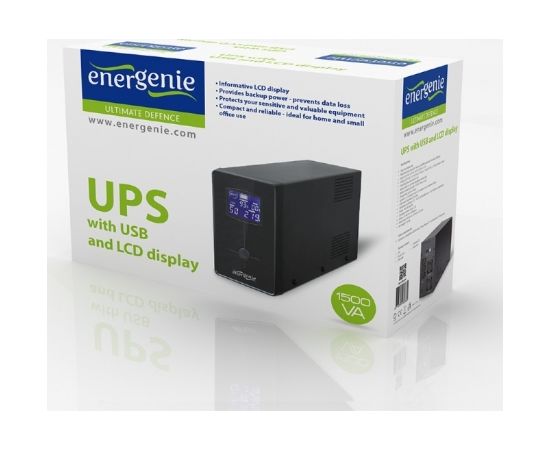 EnerGenie UPS with USB and LCD display EG-UPS-035 2000 VA