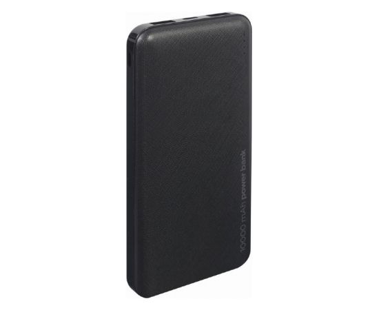 Gembird PB10-02 power bank Lithium Polymer (LiPo) 10000 mAh Black