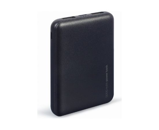 Gembird PB05-02 power bank Lithium Polymer (LiPo) 5000 mAh Black