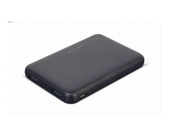 Gembird PB05-02 power bank Lithium Polymer (LiPo) 5000 mAh Black