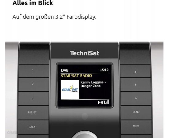 Mūzikas centrs ar BT un CD Technisat MultyRadio 4.0 black/white Музыкальные центры