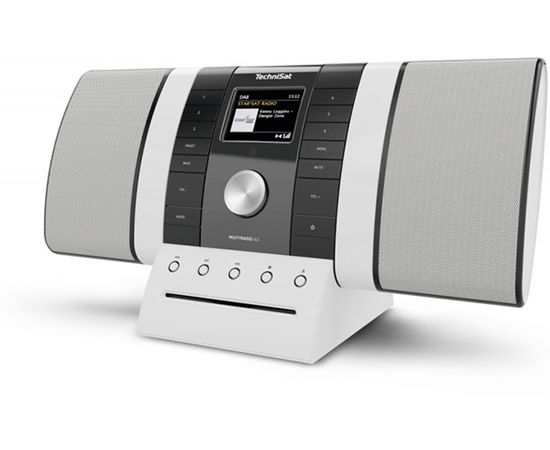 Mūzikas centrs ar BT un CD Technisat MultyRadio 4.0 black/white Музыкальные центры