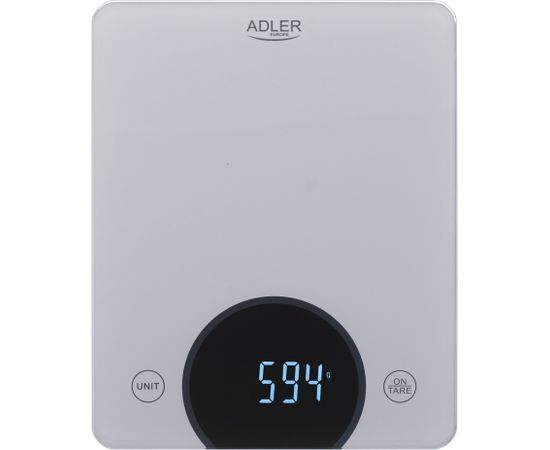 Adler Kitchen Scale AD 3173s Maximum weight (capacity) 10 kg, Graduation 1 g, Display type LED, Grey