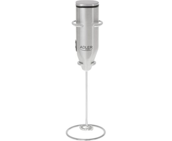 Adler Milk frother with a stand AD 4500 Stainless Steel