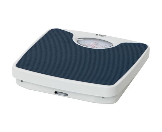 Adler Mechanical bathroom scale AD 8151b Maximum weight (capacity) 130 kg, Accuracy 1000 g, Blue/White