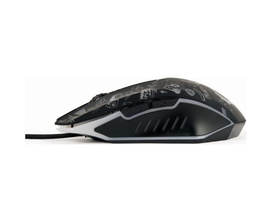 Gembird Optical LED mouse MUS-6B-GRAFIX-01 Black