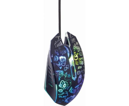 Gembird Optical LED mouse MUS-6B-GRAFIX-01 Black