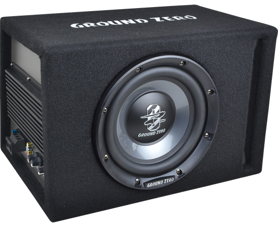 Ground Zero 8″ active subwoofer in EFP-ported enclosure (aktīvais)