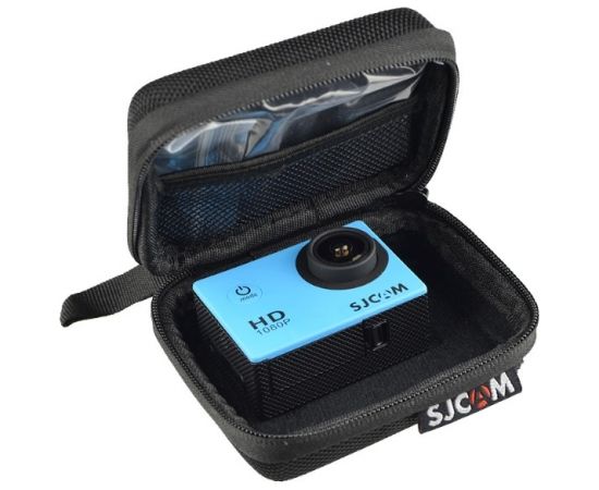 SJCam Оригинальный Малого размера (6.5x8.5cm) Твердый чехол с молнией для SJCam Спорт камер с креплением на ремень (OEM)