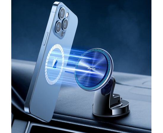 Joyroom JR-ZS290 auto turētājs ar bezvadu uzlādi 15W sudraba Telefonu Turētāji Auto Velo Moto