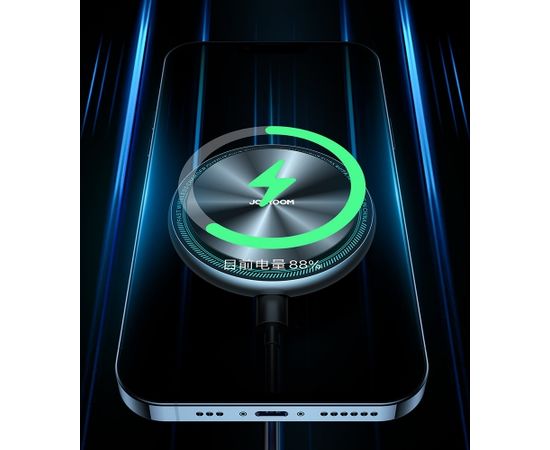 Joyroom JR-ZS290 auto turētājs ar bezvadu uzlādi 15W sudraba Telefonu Turētāji Auto Velo Moto