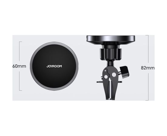 Joyroom JR-ZS240 Magnetic Wireless Car Charge Holder Black