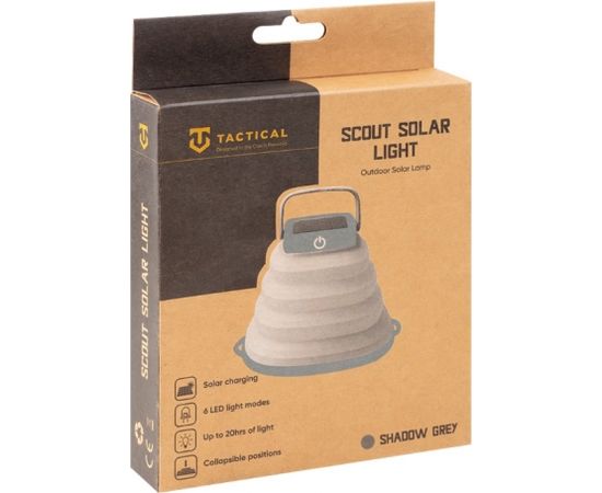 Tactical Scout saules lampa IP67 / salokāma / 500mAh / 6000K
