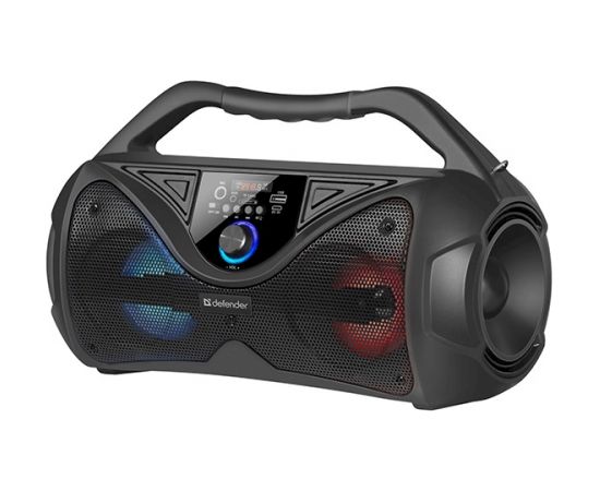 Defender G108 portatīvais skaļrunis / 20W / LED / Bluetooth 5.0/, tālvadības pults / melns