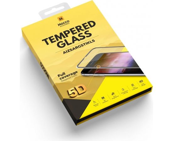 Mocco Full Glue 5D Signature Edition Tempered Glass Защитное стекло для Apple iPhone 6 Plus / 6S Plus Черное