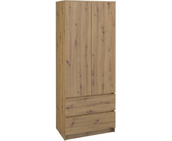 Top E Shop Topeshop SZAFA MALWA ART bedroom wardrobe/closet 5 shelves 2 door(s) Oak