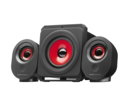 Mars Gaming MSX Bluetooth Audio System Акустическая Система 2.1 Subwoofer / USB / MicroSD / AUX / Radio / Черные