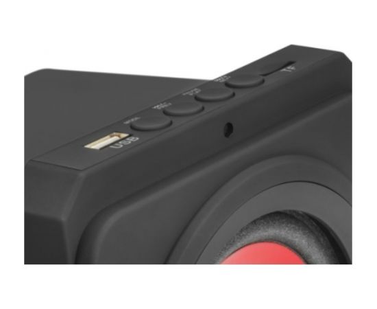 Mars Gaming MSX Bluetooth Audio System Акустическая Система 2.1 Subwoofer / USB / MicroSD / AUX / Radio / Черные