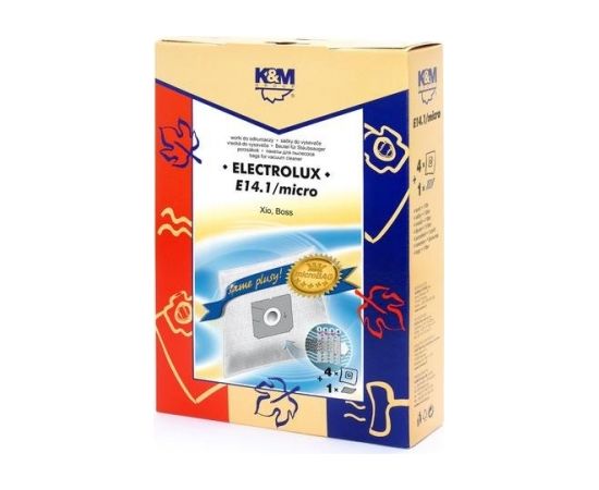 K&M oдноразовые мешки для пылесосов ELECTROLUX XIO(E51) (4шт)