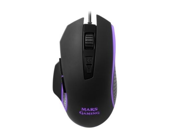 Mars Gaming MM018 Игровая мышь с Дополнительными кнопками / RGB / 4800 DPI / USB / черный