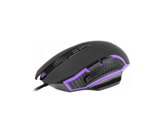 Mars Gaming MM018 Spēļu Pele ar Papildus Pogām / RGB / 4800 DPI / USB / Melna