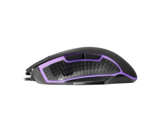 Mars Gaming MM018 Spēļu Pele ar Papildus Pogām / RGB / 4800 DPI / USB / Melna