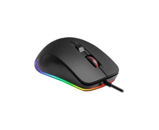 Mars Gaming MM118 Spēļu Pele ar Papildus Pogām / RGB / 400 - 9800 DPI / USB / Melna