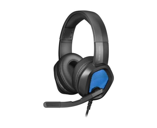 Mars Gaming MH320 Spēļu Austiņas ar Mikrofonu / LED / USB / 2m Vads / Melnas