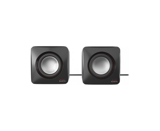 Mars Gaming MAS0 Stereo Datora Skaļruņi / 2x 4W / 3.5mm Audio / USB Strāvas pieslēgums / Melnas