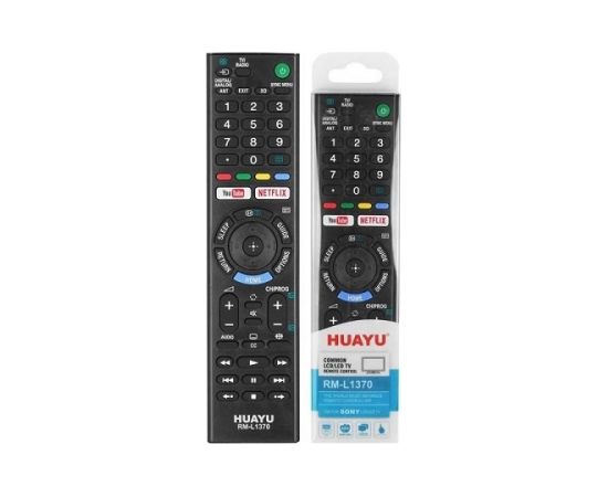 HQ LXH1370 TV pults SONY / LCD / LED / 3D / Netflix RM-L1370 / Melna