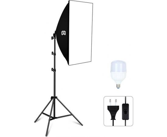 Puluz Studio softbox 50x70cm, tripod, LED bulb 1 pcs PU5070EU