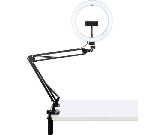 Puluz Desktop arm stand with 26cm LED Vlogging Ring PKT3090B