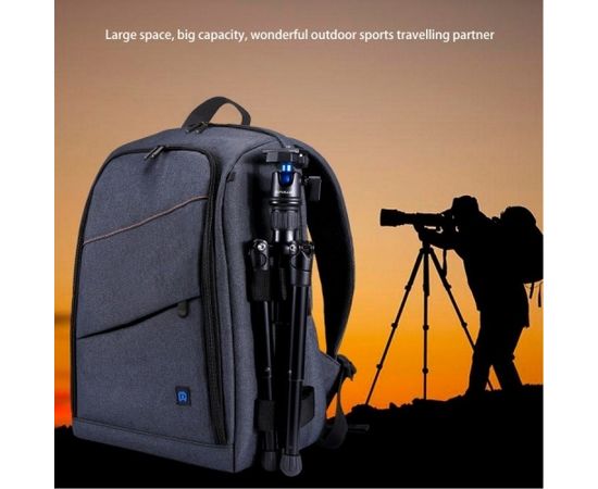 Puluz Waterproof camera backpack (grey) PU5011H