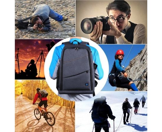 Puluz Waterproof camera backpack (grey) PU5011H