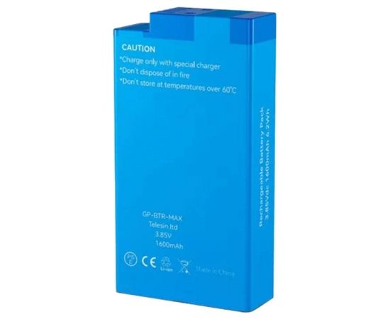 Telesin battery for GoPro MAX (GP-BTR-MAX) 1600 mAh Sporta kameru aksesuāri