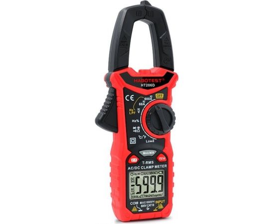 Habotest HT206D True RMS Digital Clamp Meter, NCV, LPF